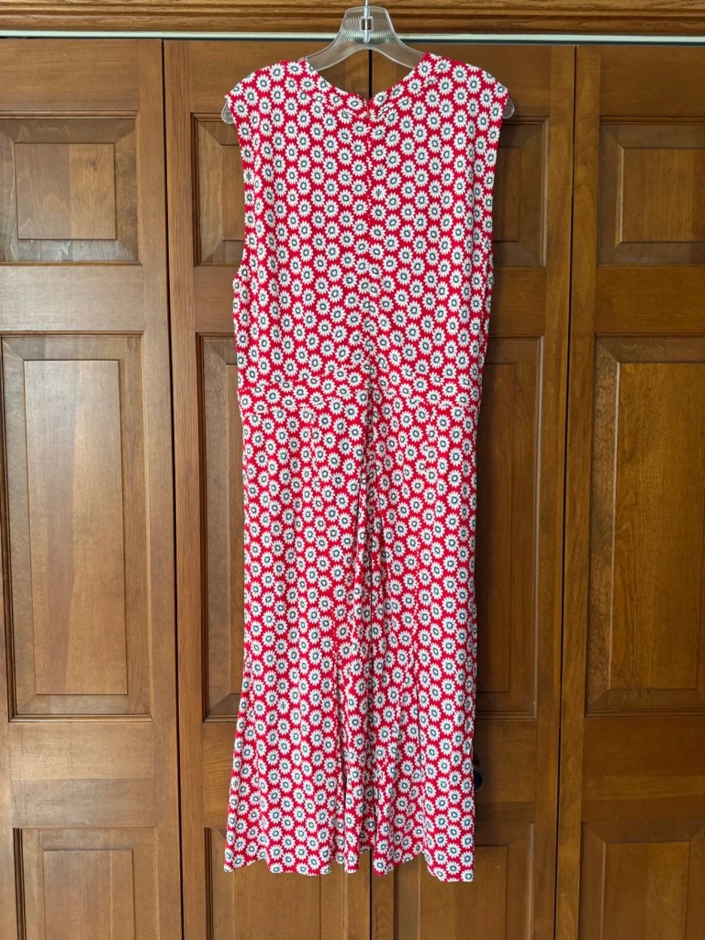 Tory Burch Red and White Floral Dress - Picture 3 of 5